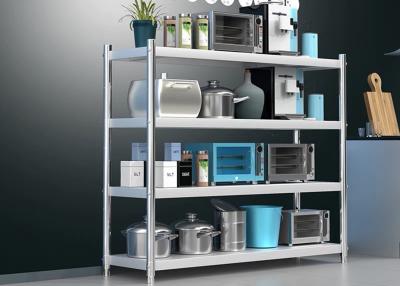 China H135 Stainless Steel Kitchen Shelf Unit L120x35xH120cm 4 Tiers Eco - Friendly Material for sale