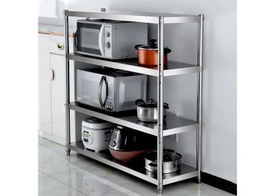 China H138 Stainless Steel Kitchen Rack 4 Tiers For Kitchen Living Room Household for sale