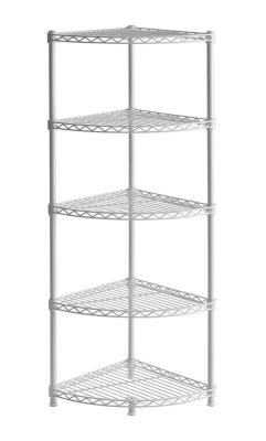 China Muscle Rack Bathroom Shelf Unit Open Structure With Durable Wired Shelving Design for sale