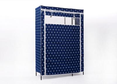 China Fabric Cabinet Portable Wardrobe Closet 96.5 X 41 X 193 Cm With Powder Coating for sale