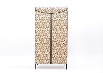 China Adjustable Assembled Portable Wardrobe Closet Multifunctional DIY Wardrobe for sale