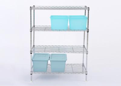 China H330 Chrome Wire Shelving Custom Height With Adjustable Feet And Shelves for sale