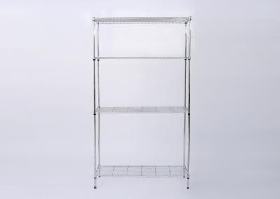 China Multi unidade chapeada Chrome 100*35*180CM do shelving ajustável do pé do armazenamento da finalidade H314 à venda