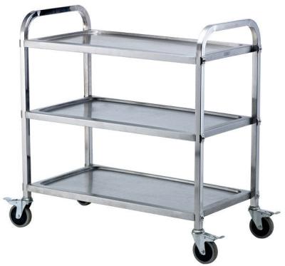 China Welding Stainless Steel Shelving Units On Wheels Detachable To Move And Install for sale