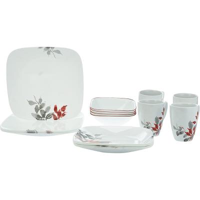 China India Dinnerware Sets Sustainable Ceramic European Restaurant Dishes Custom Made Full Sets for sale