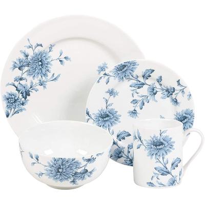 China Viable Creative Niche Designer Luxurious Bowls Plates Exquisite Bone China Dinnerware Set for sale