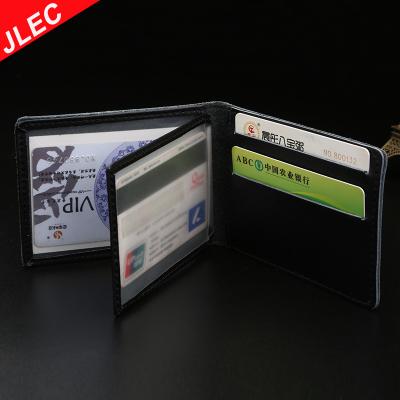 China Solid Color PU Leather Driving Documents Card Credit Card Storage Purse Wallet Bag Key Holder Wallet for sale