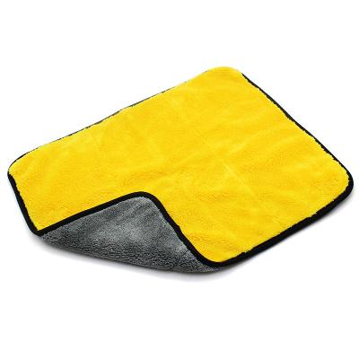 China Car Wash 30*30CM Microfiber Towel Car Cleaner Drying Cloth Hemming Car Washing Towel Auto Wash for sale