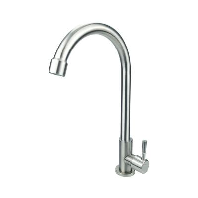 China High Level Stainless Steel Body Kitchen Sink Faucet Thermostatic Casting Kitchen Faucet / Faucet With Ceramic Valve Core for sale