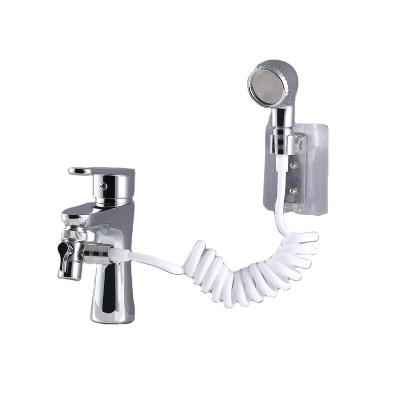 China Thermostatic Faucets Easily Installing Wall Mounted Basin Faucet With Faucet Hair-wash Shower Heads With Hose For Bathroom for sale