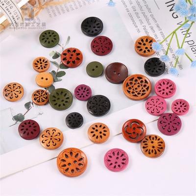 China Unleaded ; Washable; Brown Nickel Free Black Resin Dropper Bottle Wood Button 25mm Sewing Flatback Buttons 3cm For Garment DIY Craft Decoration Machine Maker for sale