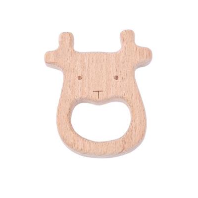 China Pain relief; Wooden Elephant Wooden Toddlers Pacifier Babies Pinterest Baby Teether Teething Gym Toy Ring Organic Star Heart Shaped Shower Gift Box Set for sale