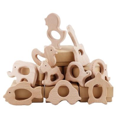 China TO ; EU; THE USA ; Wooden teethers etc. OEM Asian Natural Unfinished Baby Opener Beech Wood Baby Teething Toy Teether for sale