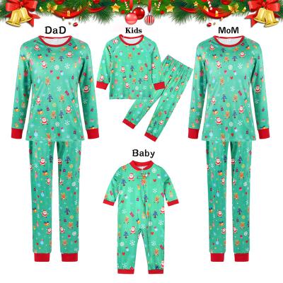 China QUICK DRY Family of Four Family Pajamas 2021 Wholesale Christmas Character Pajamas Set for Kids Mom Dad for sale