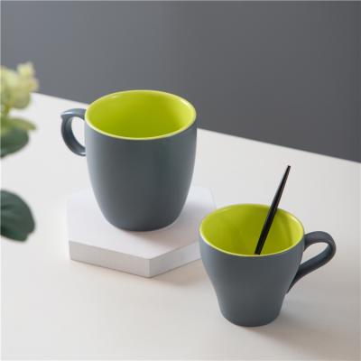 China Nordic Sustainable Desktop Drinkware Milk Colored Tea Cappuccino Cups Custom Coffe Coffee Cups With Logo for sale