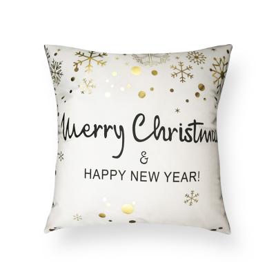 China Nondisposable Fashion Christmas Tile Cover Christmas Car Cushion Cover Case For Sofa Bedroom Holiday Decoration for sale