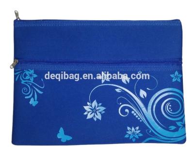 China Schools & Offices Customized Fashion Neoprene Pencil Case Stationery Bag Pen Holder Case for sale