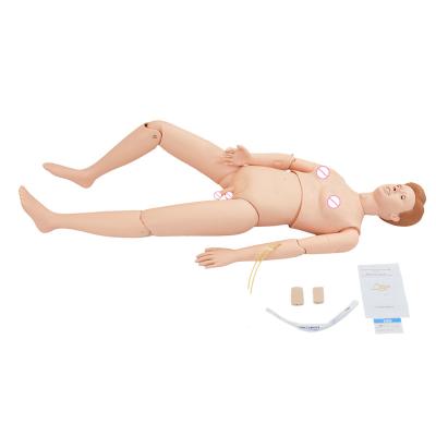 China Best Selling Intubation/Puncture Injection Endotracheal Durable Multifunctional Care Forming Full Body Medical Men Manikin for sale