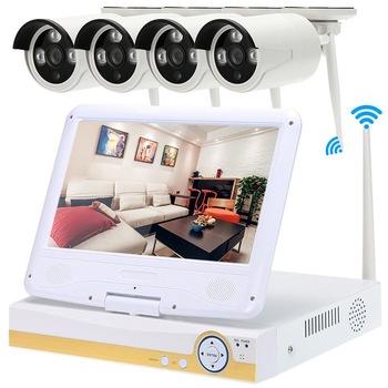 China Human Motion Tracking WiFi Camera 1080P 2MP 10.1 Inch LCD Camera WiFi NVR Kit CCTV WiFi Camera Kit for sale