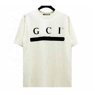 China Anti-wrinkle 2022 new summer luxury clothes brand famous brands letter C G D designer T-shirt for men for sale