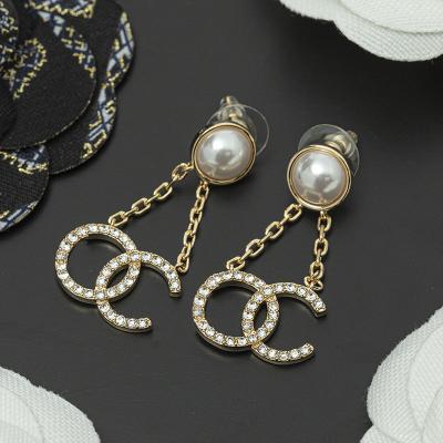 China Wholesale FASHIONABLE 6000+ Styles Famous Brand Ladies Women Earring Hoops Drop Earring Trendy Designer for sale