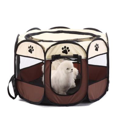 China Breathable Portable Folding Jump Up Dog Puppy Playpen With Removable Mesh Cover And Zippered Top Parque Para Mascotas Perros for sale