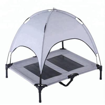 China Wholesale Travel Summer Cooling Outdoor Portable Raised Pet Bed Camp Dog Bed Raised Dog Bed for sale