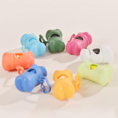 China Poop Dog Poop Plastic Waste Bag Scented Carrier Set Clip Rolls Stocked for sale