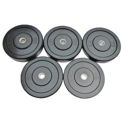 China Durable Fitness Equipment Standard Competition 50mm Rubber Weight Bumper Plate For Weightlifting for sale