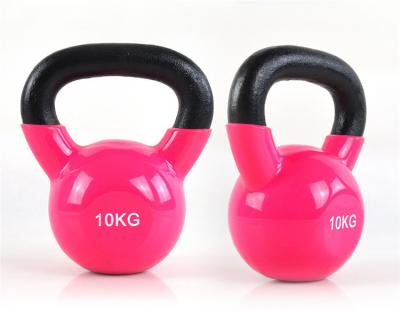 China Factory Cheapest Fashionable Durable Fitness Vinyl Bodybuilding Kettelbell Colorful Neoprene Kettelbell Kettelbell Equipment for sale