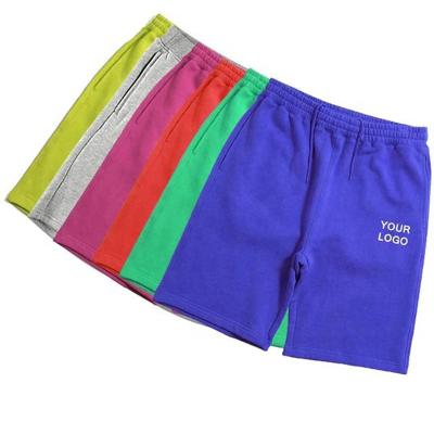 China Anti-Wrinkle Cotton French Shorts Sport Men Fitness Drawstring Sweat Shorts Terry Cloth Shorts for sale