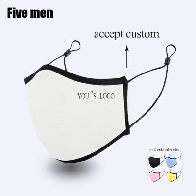 China Custom Wholesale Reusable Mask Five Men Breathable Factory Party Facemask for sale