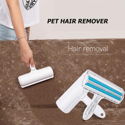 China Stocked Pet Hair Remover Roller Dog Cat Fur Hair Cleaning Lint Remover Brush for Furniture Sofa Carpets Clothing Lint grooming tool sets for sale