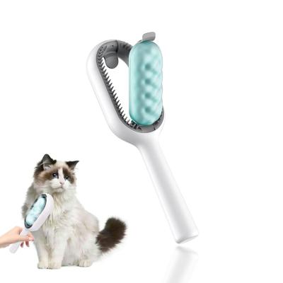 China Sustainable Cat Cleaning Brush Gravity Pet Puppy to Remove Hair Comb Sticky Cats Wool Grooming Hair Remover Cat Tool Accessories Kit for sale