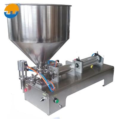 China Hot Grease High Viscosity Piston Beverage Seal Semi-automatic Single Paste One Head Ointment Filling Machine for sale