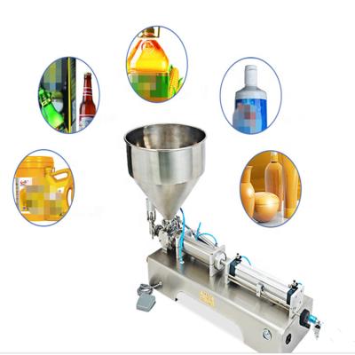 China Beverage low price guarantee plunger pump honey/sauce/paste filling machine with reliable quality for sale