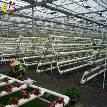 China Customized Sizes Hydroponic Tube Square PVC Hydroponic Hose For Plant Growing NFT System for sale