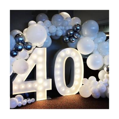 China Mr. and Mrs. Caption Alphabet Led Lamp 3d Lamp Alphabet Party Number Bulb Birthday Led Simple Ornament Decorative Light Up Sign for sale