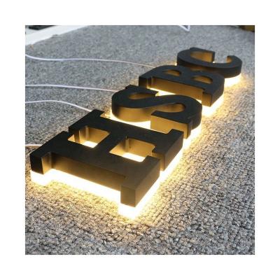 China Custom Acrylic Light Letters Simple 3d Outdoor Front Lit Led Sign Logo Signs Shop Signs Led Acrylic Letter for sale