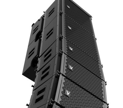 China Passieve Small Compact Line Array luidsprekers Dual 8 inch aangepast Te koop