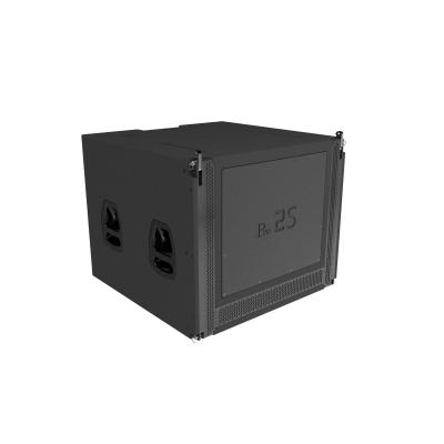 China VA 900W 18 pulgadas Bajo Reflex Subwoofer Caja de pasivo Negro pintura de poliurea en venta