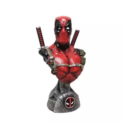 China Wholesale Creative Custom Hot Decoration Home Office Deadpool Character Superhero Series Movies Morden Japan Custom Statue for sale