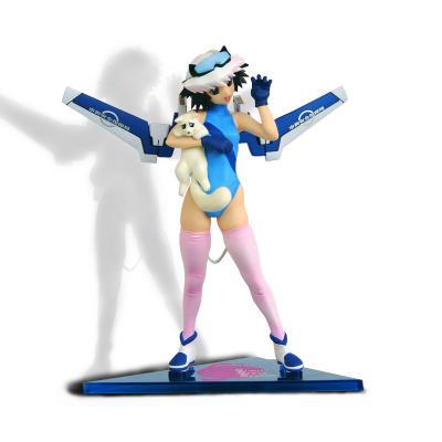 China Beautiful Girl Figure Custom Anime PVC Figure OEM Design Toys Factory PVC Manufacturer Famous Japan Plastic Toys With ABS Base for sale