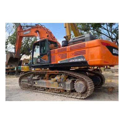 China Big construction machine Doosan DX530LC 50 tons used mining excavator for sale 3.6 m² ³ for sale