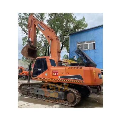 China Doosan DH420 Excavators Machine Second Hand Crawler Digger Doosan 42ton Used Excavator 2.18m² ³ for sale