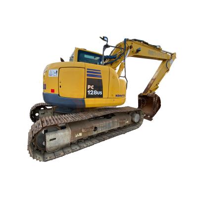 China Original KOMATSU PC128US Used Excavator Machinery Crawler Earthmoving Excavator 0.44m; ³ for sale