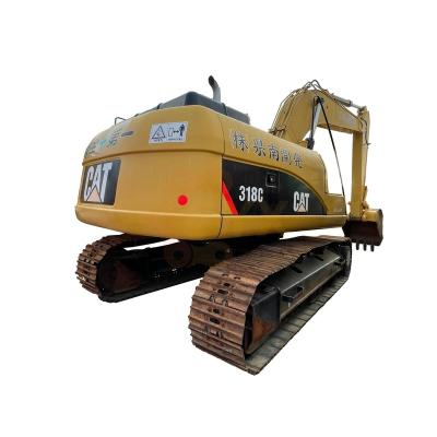 China 2019 Good Condition Original Cat 318 Used 18 Ton Second Hand Digger Excavator 0.73m²; ³ for sale