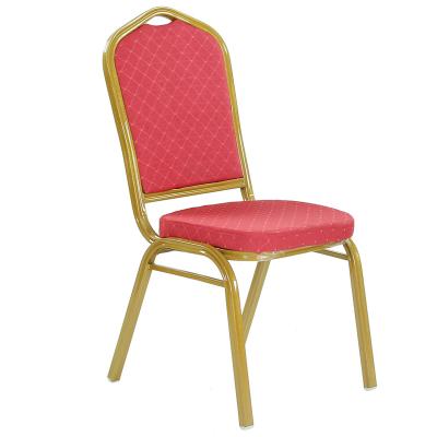 China Slipcovered Upholstered Canvas Cover Metal Legs Cafe Restaurant Metal Dining Chair Te koop