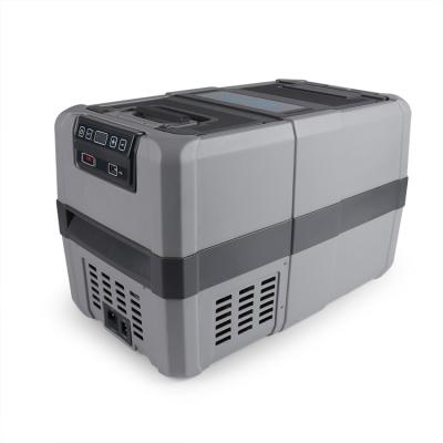 China Mini Freezer 20L PP 12V/24V Portable Compressor Car Freezer Outdoor Refrigerator For Camping for sale