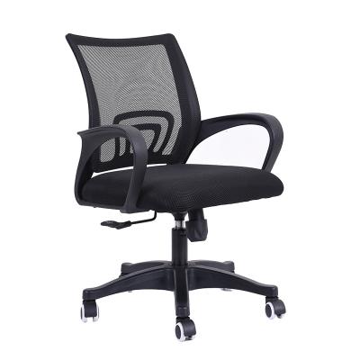 China (Size) Cheap Adjustable Modern Plastic Office Furniture PP Staff Swivel Chair For Office for sale